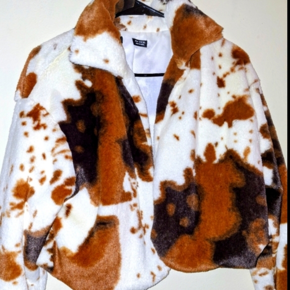 Jackets & Blazers - TEDDY JACKET!! Warm, warm, cropped jacket!!